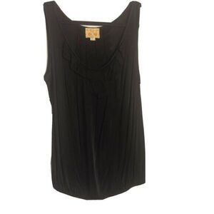 Forever Sheer Black Balloon Hem Blouse Size Medium‎